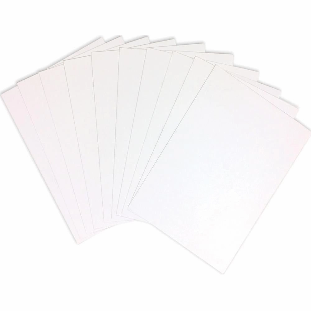 Tim Holtz Alcohol Ink White Yupo Heavystock Paper - 144Lb 10/Pkg 5X7" shiny colorful