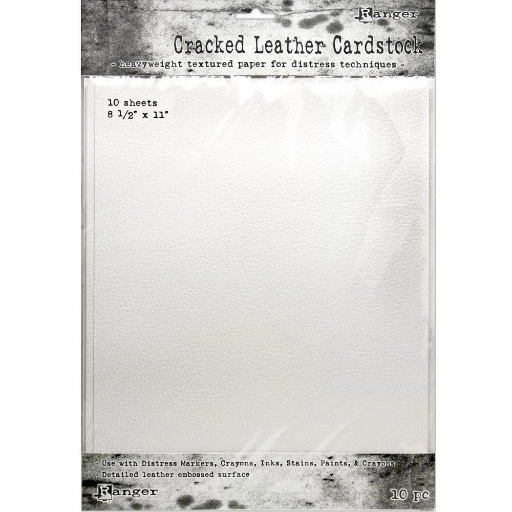 adjustable classic Tim Holtz Distress Cracked Leather Cardstock 10/Pkg 8 1/2 X 11"