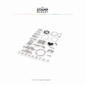 Time To Say Stamp Set small