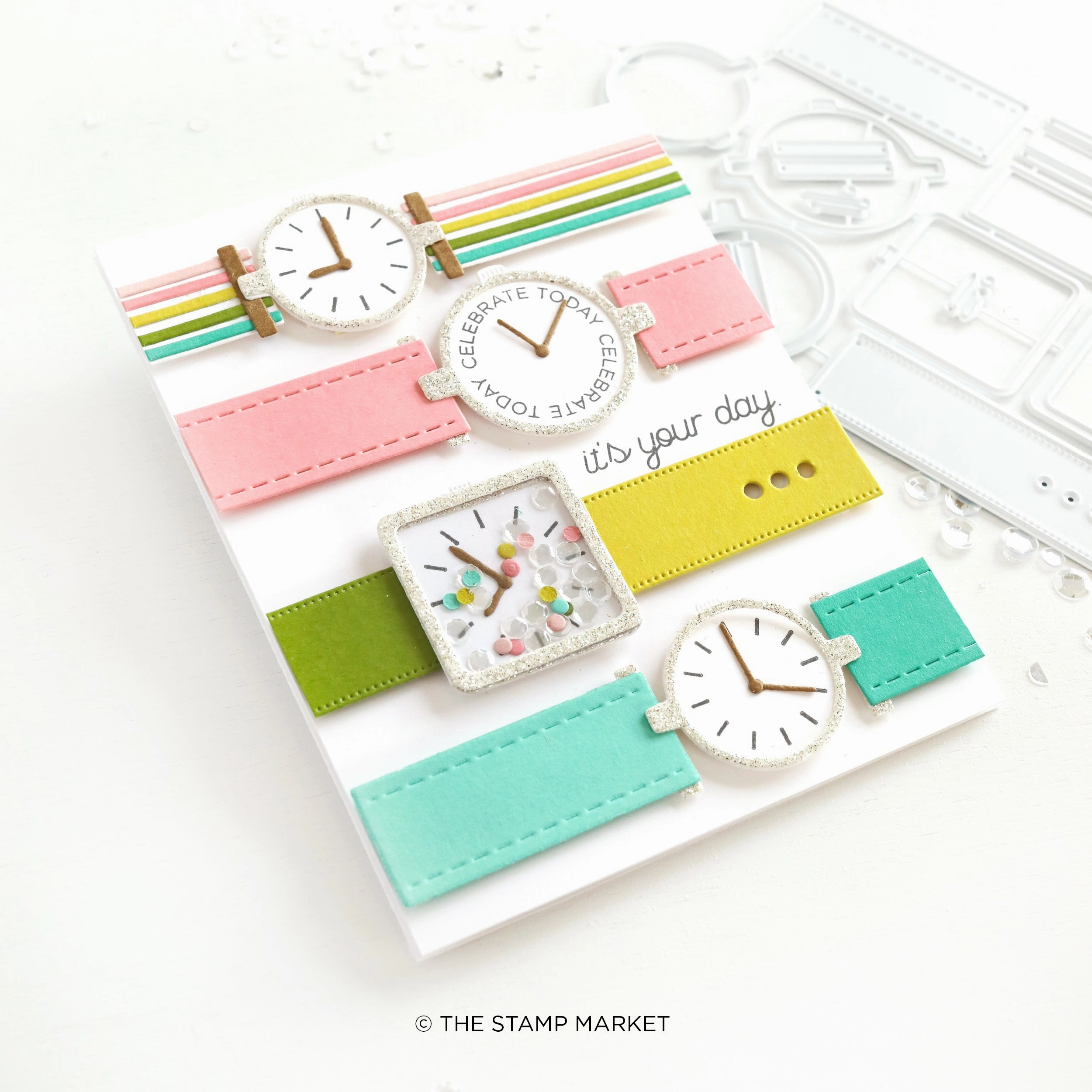 exclusive Time To Say Stamp Set