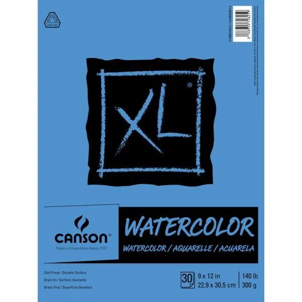 Canson Xl Watercolor Paper Pad flexible