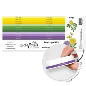Round Ink Pads Label Set - Pocketful Of Sunshine, Green Valley, Enchanted Garden minimalist neutral