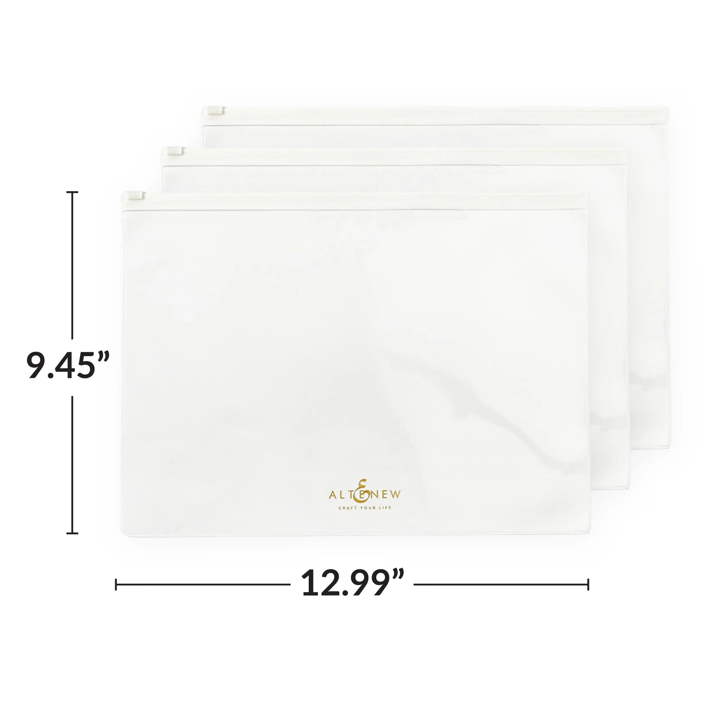 Zip 'N' Keep - White (3/Pack) multipurpose seasonal
