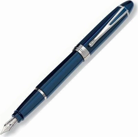 Aurora Ipsilon Deluxe Blue/Chrome Fountain Pen loose