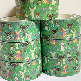 premium Tiny Dog Washi Tape