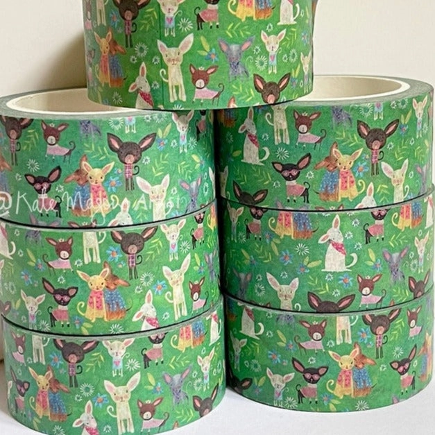 premium Tiny Dog Washi Tape
