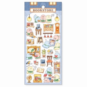 refined Exciting Worker Sticker Sheet - Bookstore