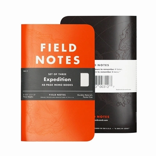 slim Field Notes Expedition 3-Pack