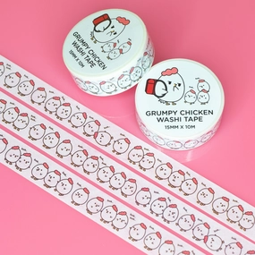 Tiny Grumpy Chicken Washi Tape bestselling