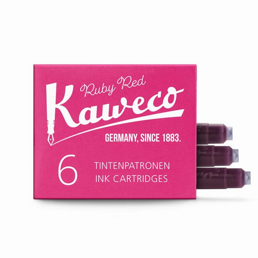 Kaweco Ink Cartridges 6-Pack Ruby Red affordable