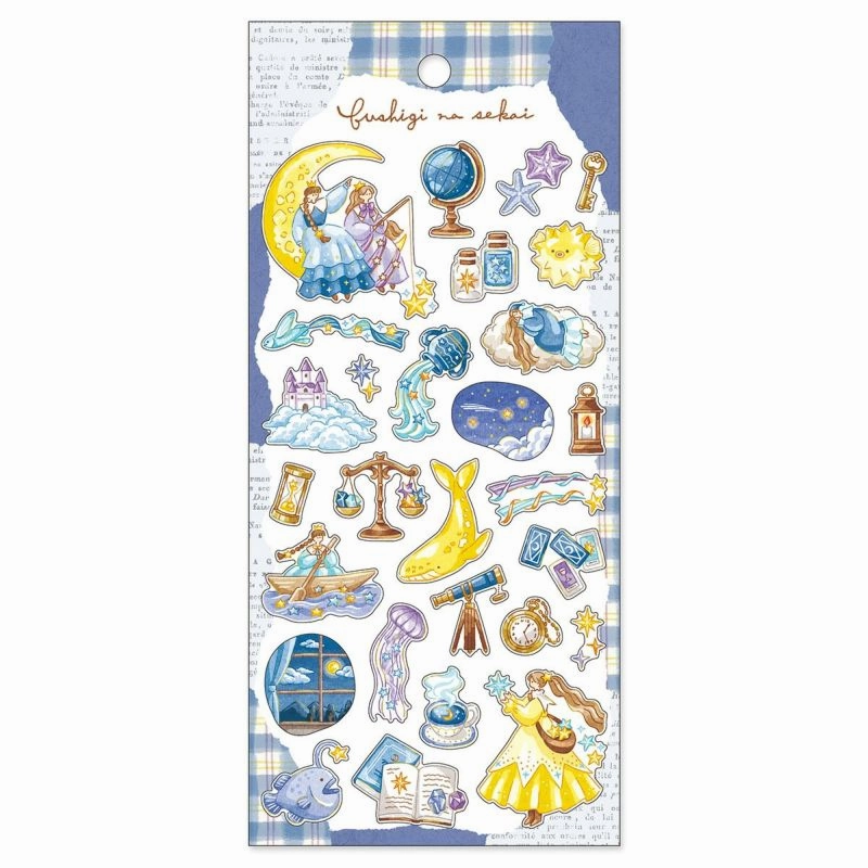 Mysterious World Stickers - Sparkling Night Walk vivid trusted