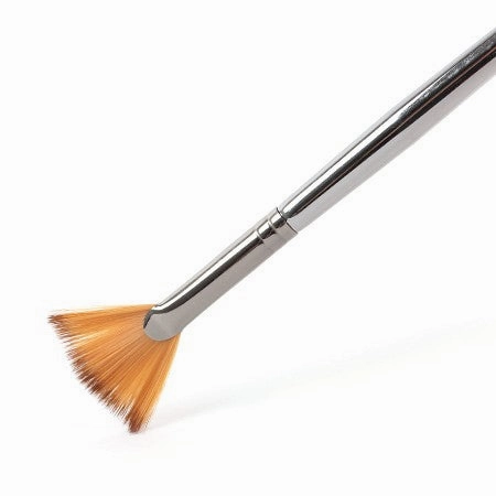 Short Handle Fan Paintbrush small glass