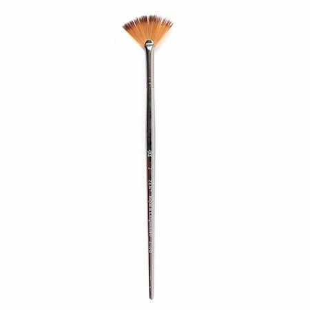 wrapped Short Handle Fan Paintbrush