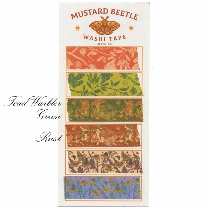 bestselling minimalist Toad Warbler Washi Tape