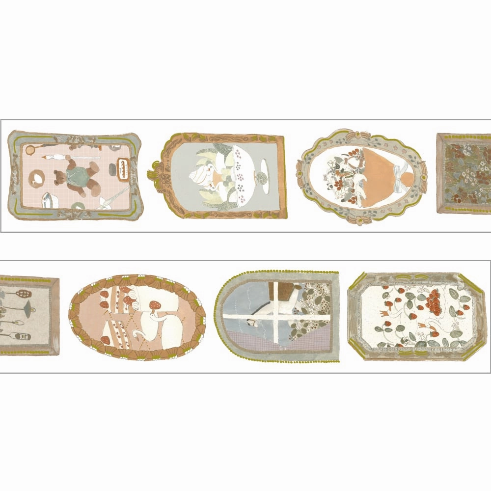 Tobimatsu Shoichiro Gold Foil Washi Tape - Foil Frame portable tall