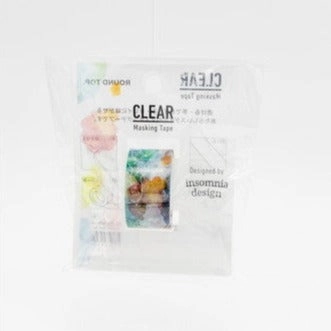 Tone On Tone Clear Washi Tape retractable