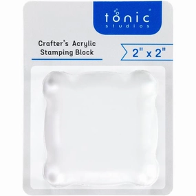 Tonic Studios Acrylic Stamping Block 2" X 2" budget