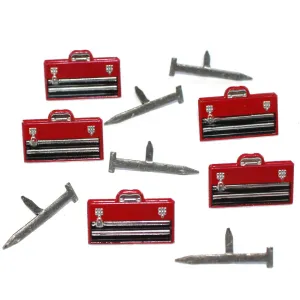 giant Tool Box Brads 12  Pieces