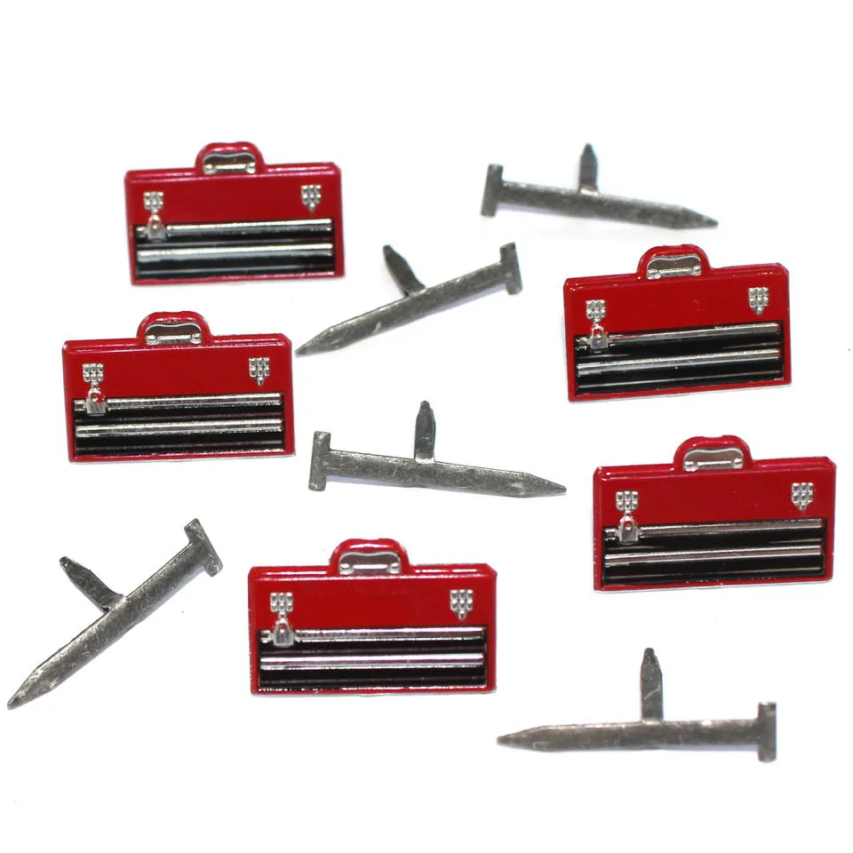 giant Tool Box Brads 12  Pieces