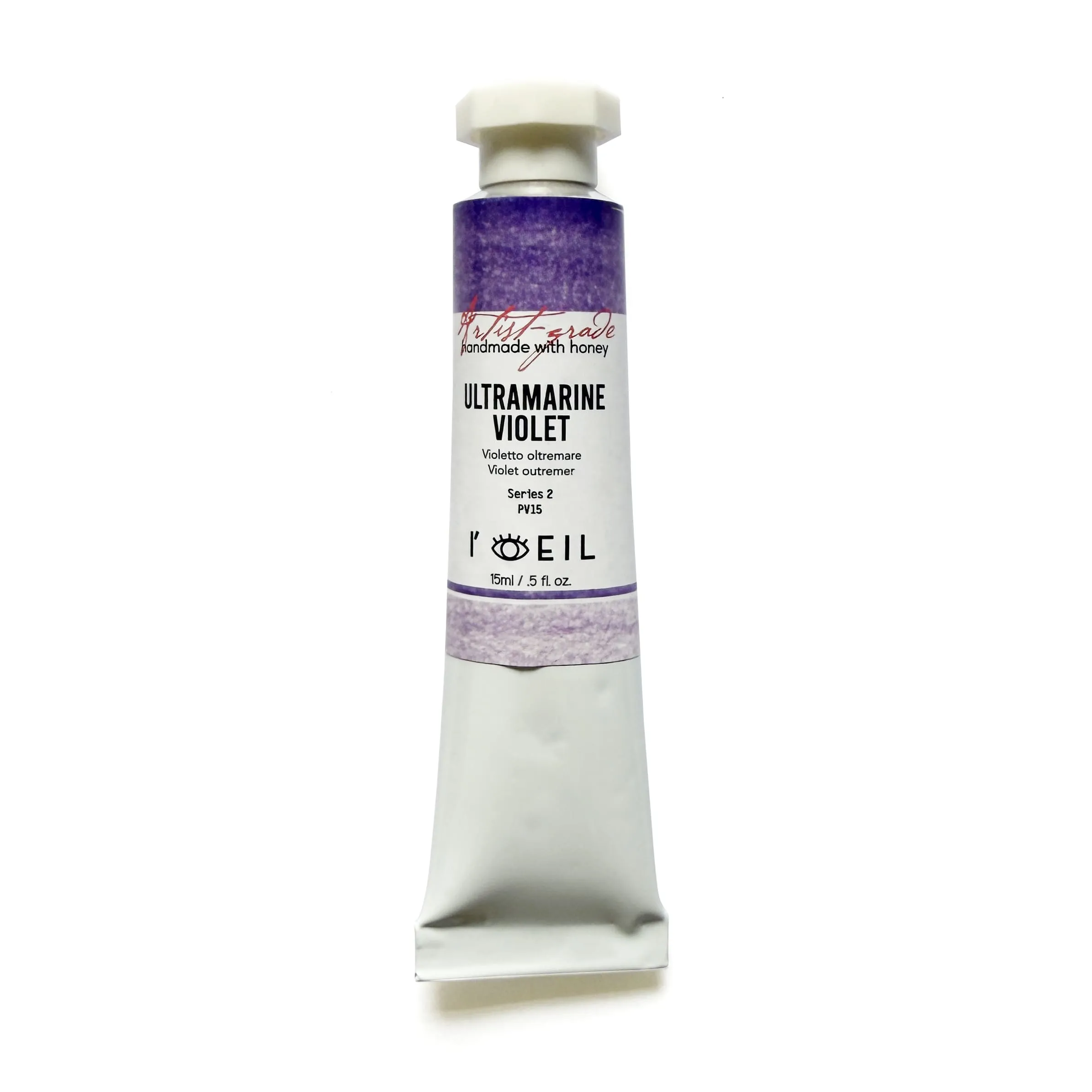 kit springloaded Ultramarine Violet Pv15 - Artist Grade Handmade Honey Based Watercolor Tube 15Ml