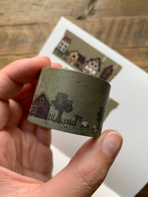 Fairy Tale Village Washi Tape multipurpose elegant