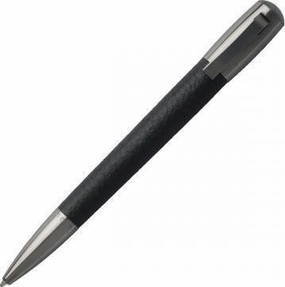 Hugo Boss Pure Leather Black Ballpoint Pen collectible
