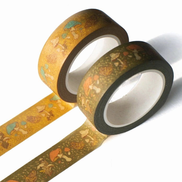 Mushrooms   Moths Washi Tape single