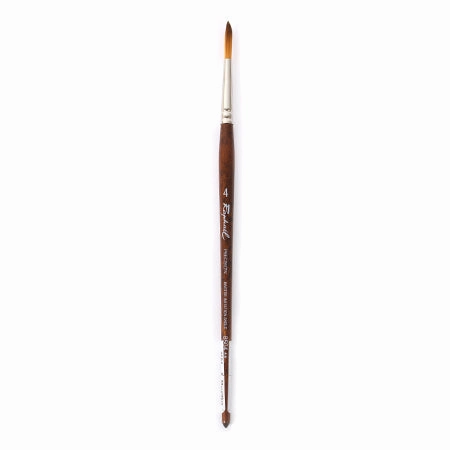 warm Prescision Aqua Synthetic Paintbrushes - Round