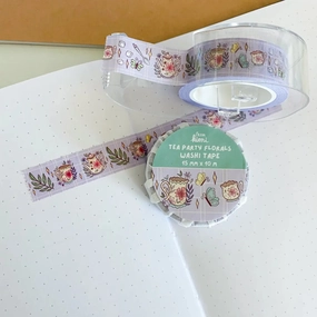 quality Tea Party Florals Washi Tape