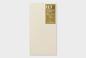 Traveler'S Notebook Refill- Regular Size Light Paper Notebook deluxe