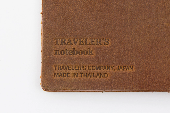 refillable valuable Traveler'S Notebook Starter Kit-Regular Size- Camel
