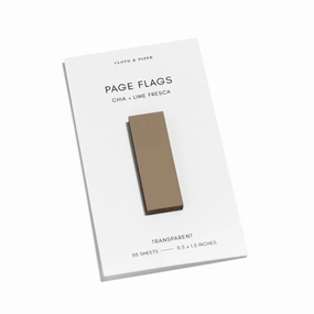 Transparent Page Flags Chia   Lime Fresca eco