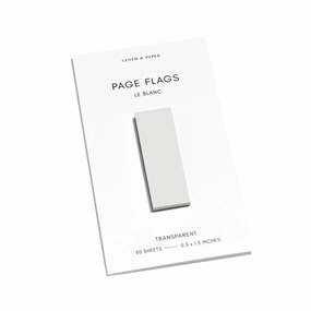 bundle Transparent Page Flags Le Blanc