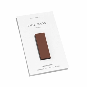 boxed Transparent Page Flags Saddle