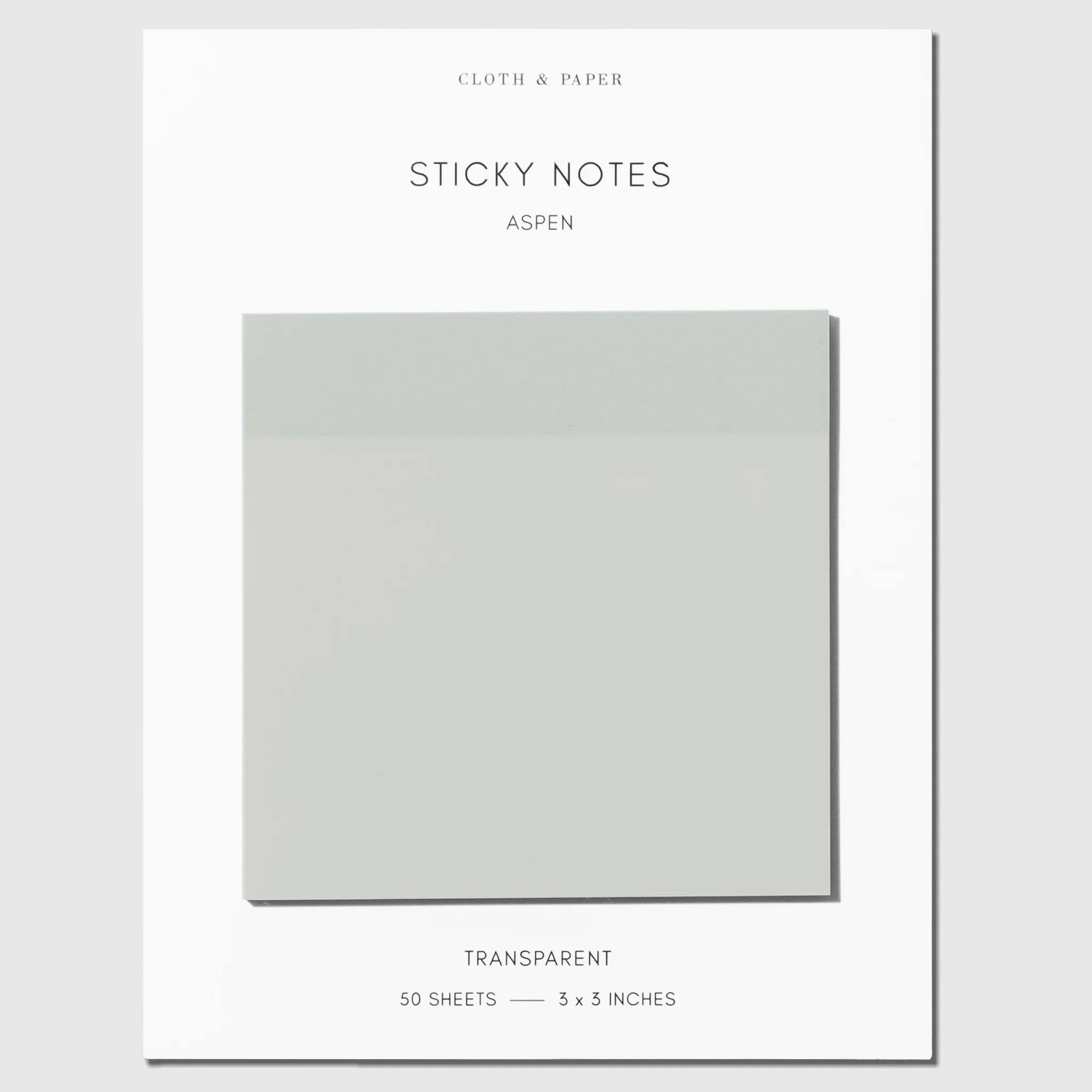 Transparent Sticky Notes - Aspen wholesale flexible