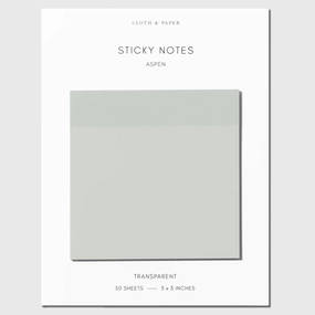 Transparent Sticky Notes - Aspen wholesale flexible