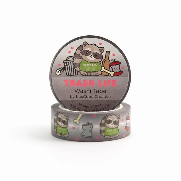 Trash Life Washi Tape reliable