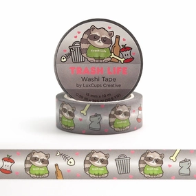 loose classic Trash Life Washi Tape