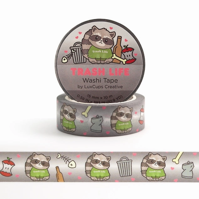 loose classic Trash Life Washi Tape