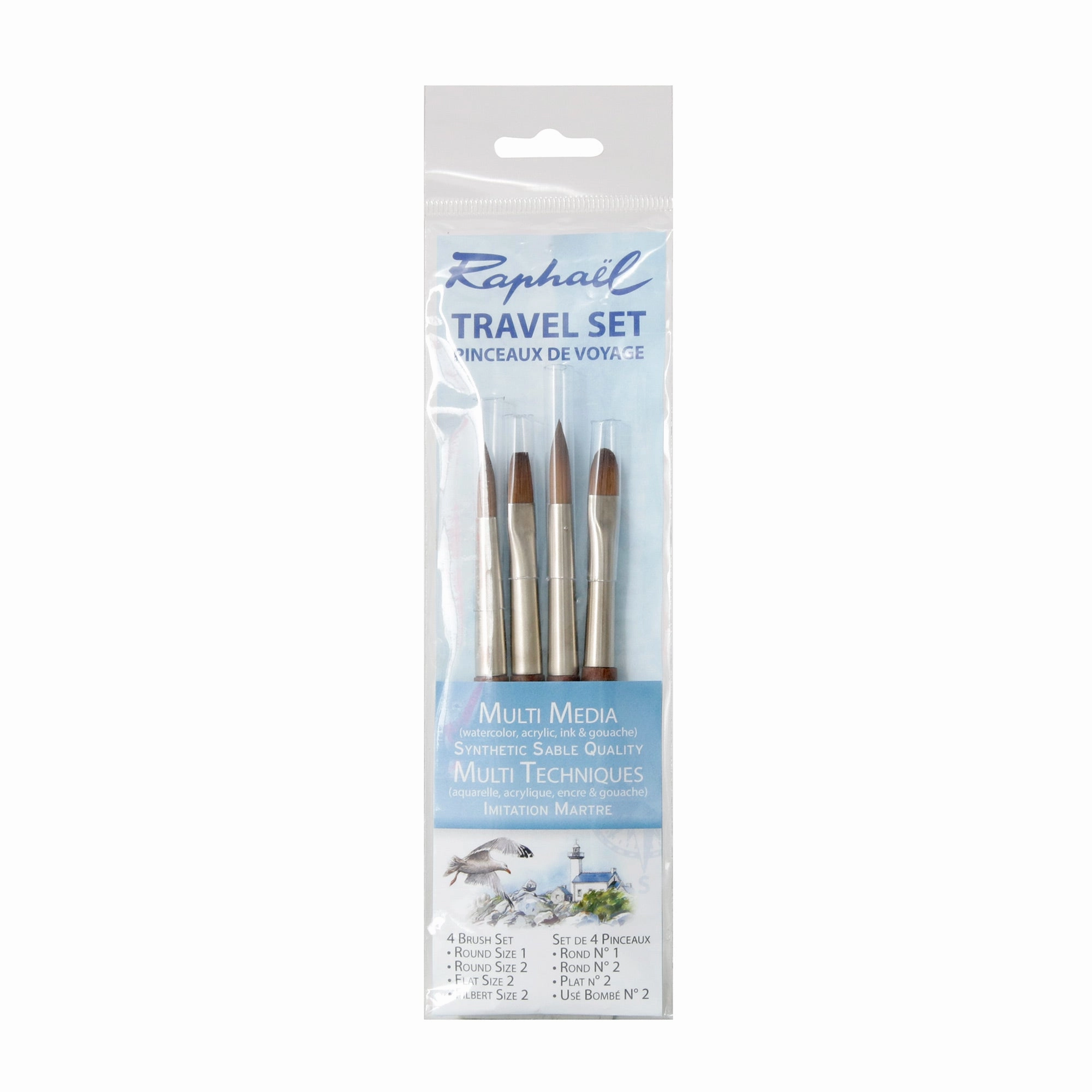 Travel Paintbrush Set reliable