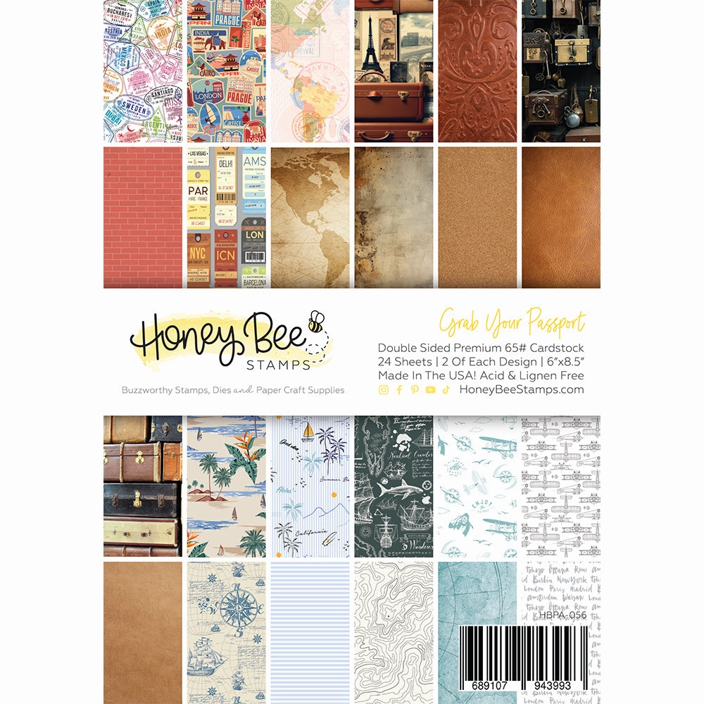 rubber Travel Paper & Gems Bundle