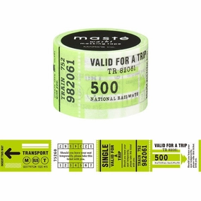original Travel Ticket Japanese Washi Tape ? Mast Masking Tape City
