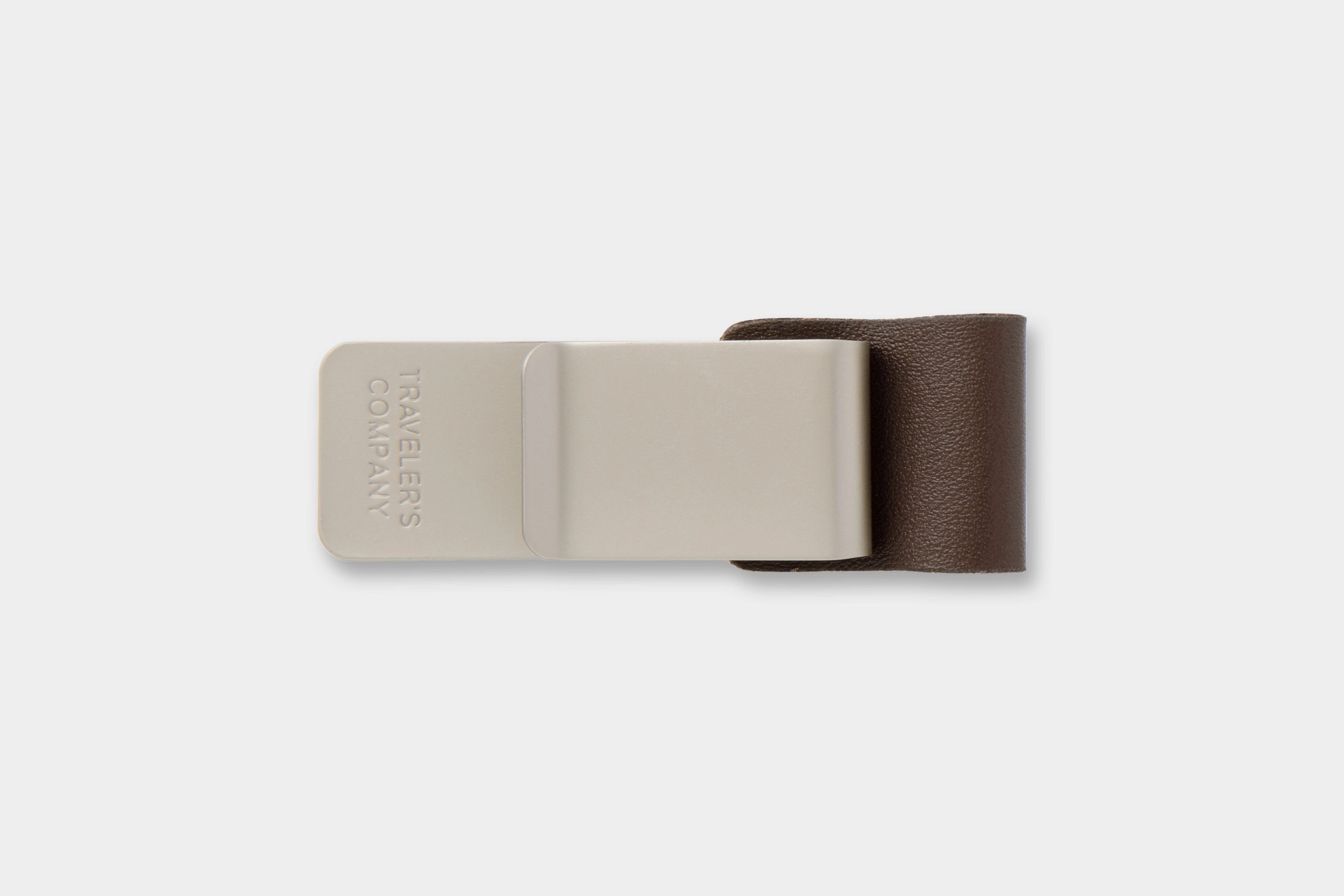 Traveler'S Company Accessories- Leather Pen Holder In Brown metallic muted
