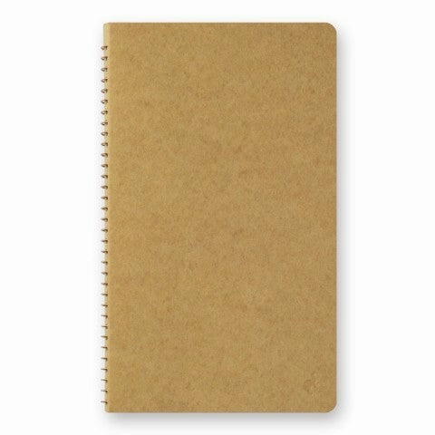 Traveler'S Company Blank Kraft Spiral Ring Notebook- Vertical A5 Slim quality