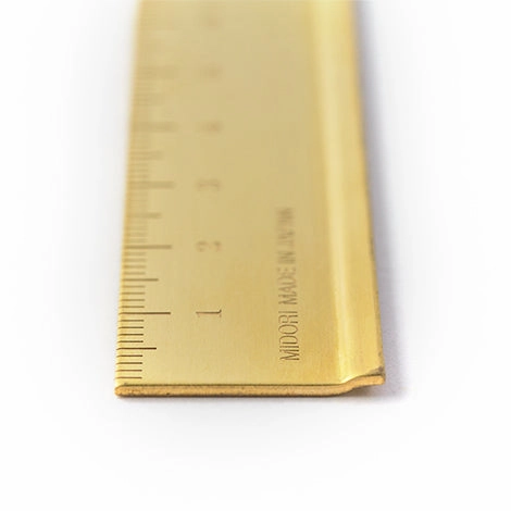 fiber Traveler'S Company Brass Ruler
