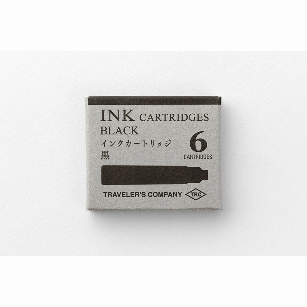 lasting vivid Traveler'S Company Fountain / Rollerball Pen Ink Cartridges (Black)