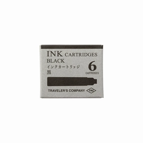 Traveler'S Company Fountain / Rollerball Pen Ink Cartridges (Black) bamboo