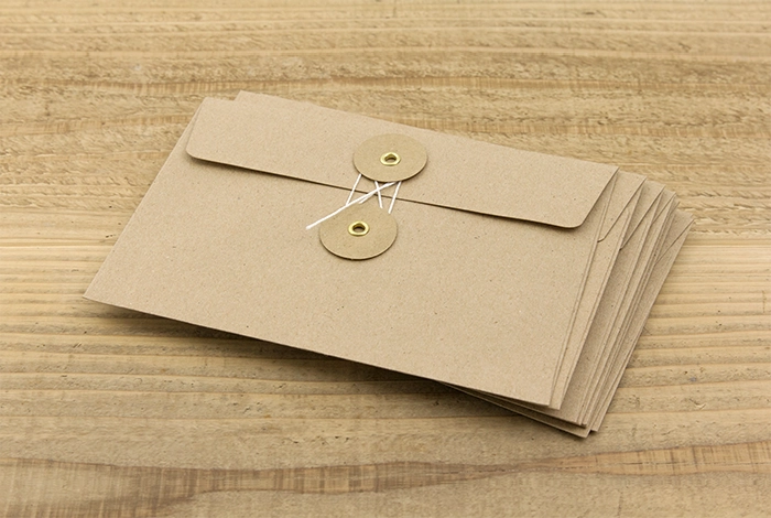 Traveler'S Company Medium String Tie Kraft Envelope quickdry flexible