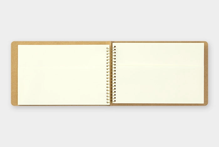 Traveler'S Company Spiral Ring Notebook-  Paper Pocket - Horizontal B6 flexible