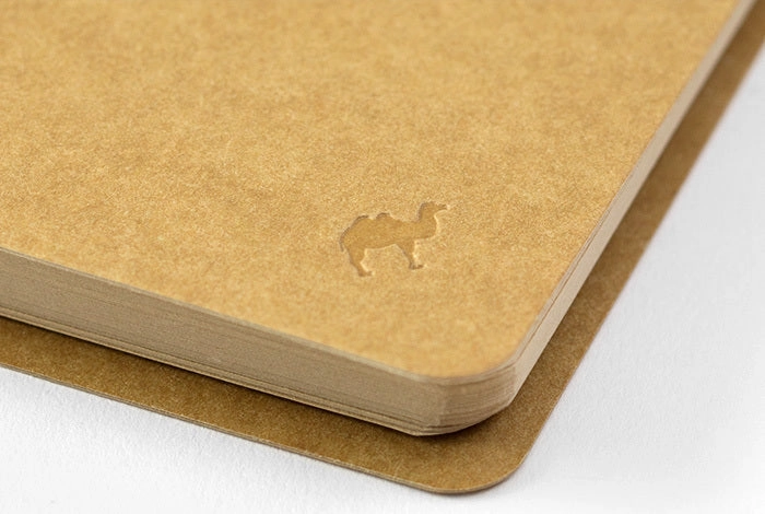 stackable sleek Traveler'S Company Spiral Ring Notebook- Blank Kraft Paper- Horizontal B6